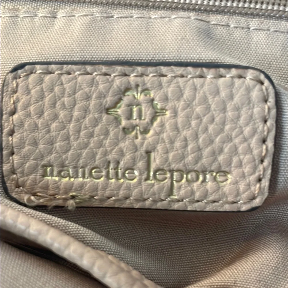 Nanette Lenore Logan Vegan Leather Backpack purse handbag handle adjustable tan